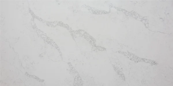 Price of Quartz Countertops – White with Crystal Vein Quartz Slab