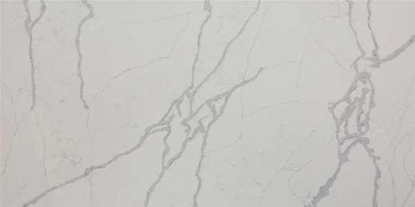 Countertops Quartz Countertops – Premium White & Grey Veined Slab