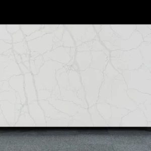 Elegant White Quartz Countertop – Ideal for Modern Kitchens