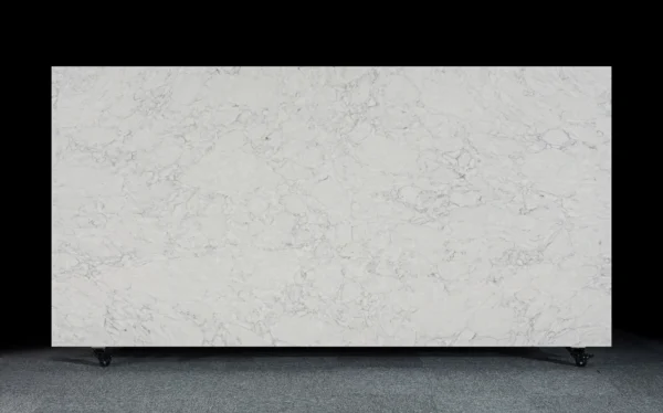 Wholesale Light Gray Quartz Countertop with Intricate Marble Pattern