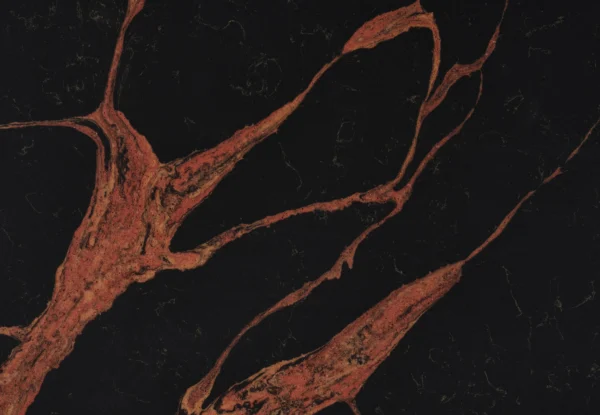 Black & Copper Vein Quartz Slab – Countertops for Kitchens Quartz - Image 3
