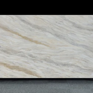 Wholesale Gold & Gray Wave Quartz Countertop with Natural Stone Aesthetic