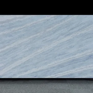 Premium Light Blue Quartz Console with Subtle Veining for Importers & Wholesalers