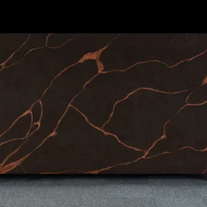 Dark Brown Copper Vein Quartz Slab – Wholesale Luxury Quartz Countertops for Importers
